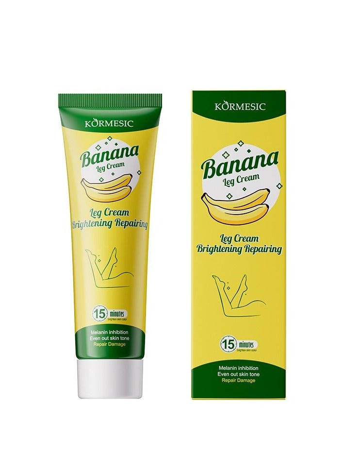 Kormesic كريم الساق بالموز 100 جرام | ترطيب وراحة للساقين | ترطيب عميق ونعومة - Image 1