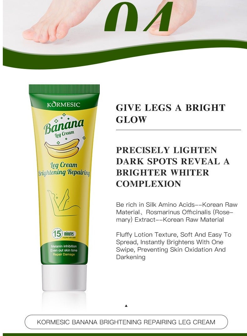 Kormesic كريم الساق بالموز 100 جرام | ترطيب وراحة للساقين | ترطيب عميق ونعومة - Image 2