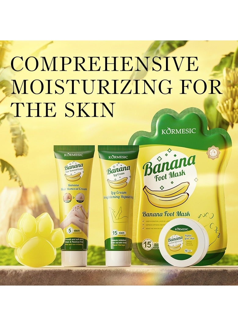 Kormesic كريم الساق بالموز 100 جرام | ترطيب وراحة للساقين | ترطيب عميق ونعومة - Image 3