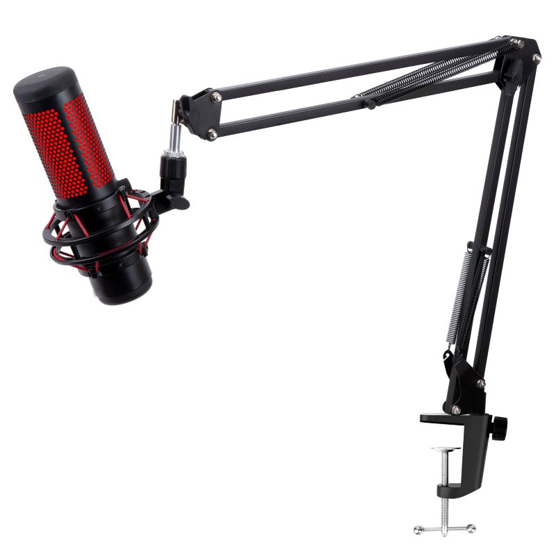 YOUSHARES Mic Arm for QuadCast S - Boom Arm for HyperX QuadCast 2 QuadCast SoloCast, Blue Yeti, Fifine AM8, Rode, Shure, Razer, Gaming Mic and Most Microphones using 3/8" to 5/8" Adapter - Image 1