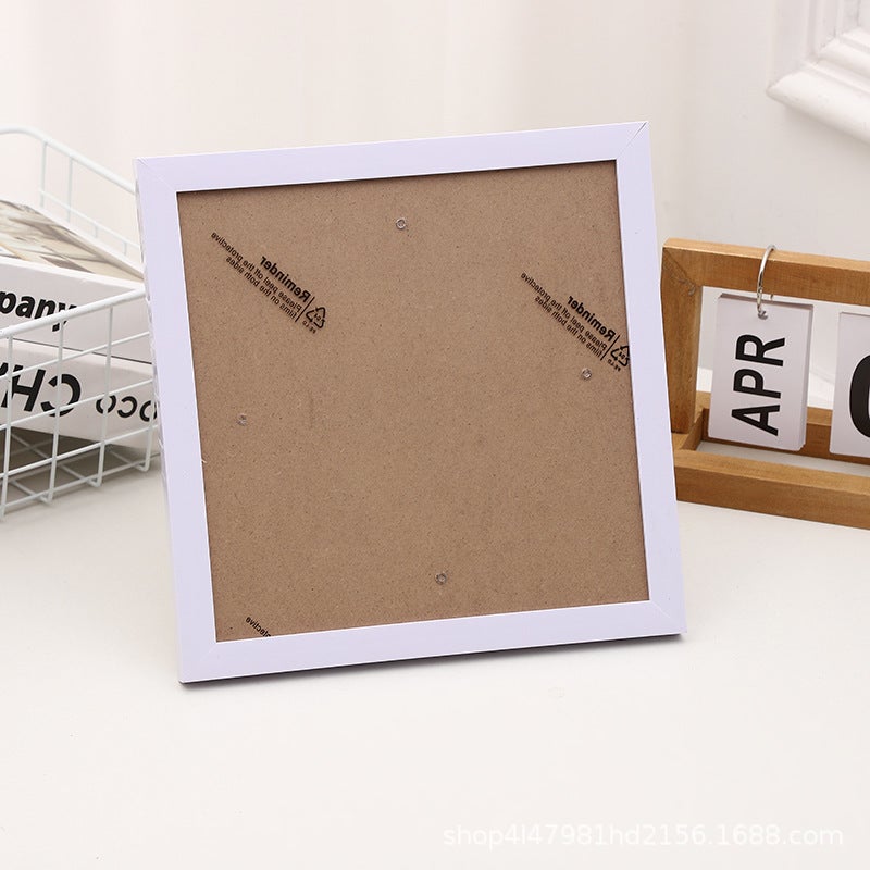 Diamond Picture Frame Pvc Po Frame Children Puzzle Frame Diy Square Frame Plastic Po Frame Factory Oil Painting Stick - Image 3