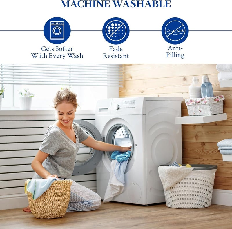 DECOREZA Cotton Feel Glace Cotton Elastic Fitted Printed King Size Double Bed Bedsheet with 2 Pillow Covers and Fits Upto 8 inches Mattress, Size- 72"x78" (Green Booti), 240 TC - Image 4