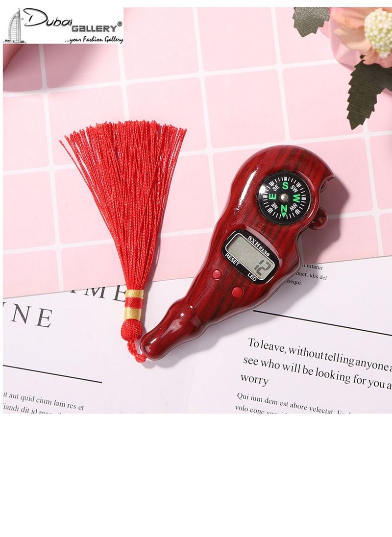 DubaiGallery - Tasbih Counter Digital Tally Counter With Compass New Version Muslim Prayer Counter, Rotating Prayer Beads - Image 1