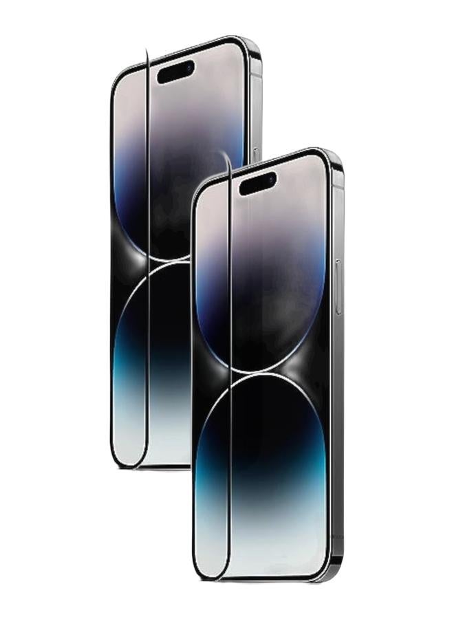 ACLIX 2 Package of Screen Protectors for iPhone 16 Pro Max, 9H Tempered Glass Screen Shatterproof Anti-Scratch Glass HD Clear Case Friendly - Image 1