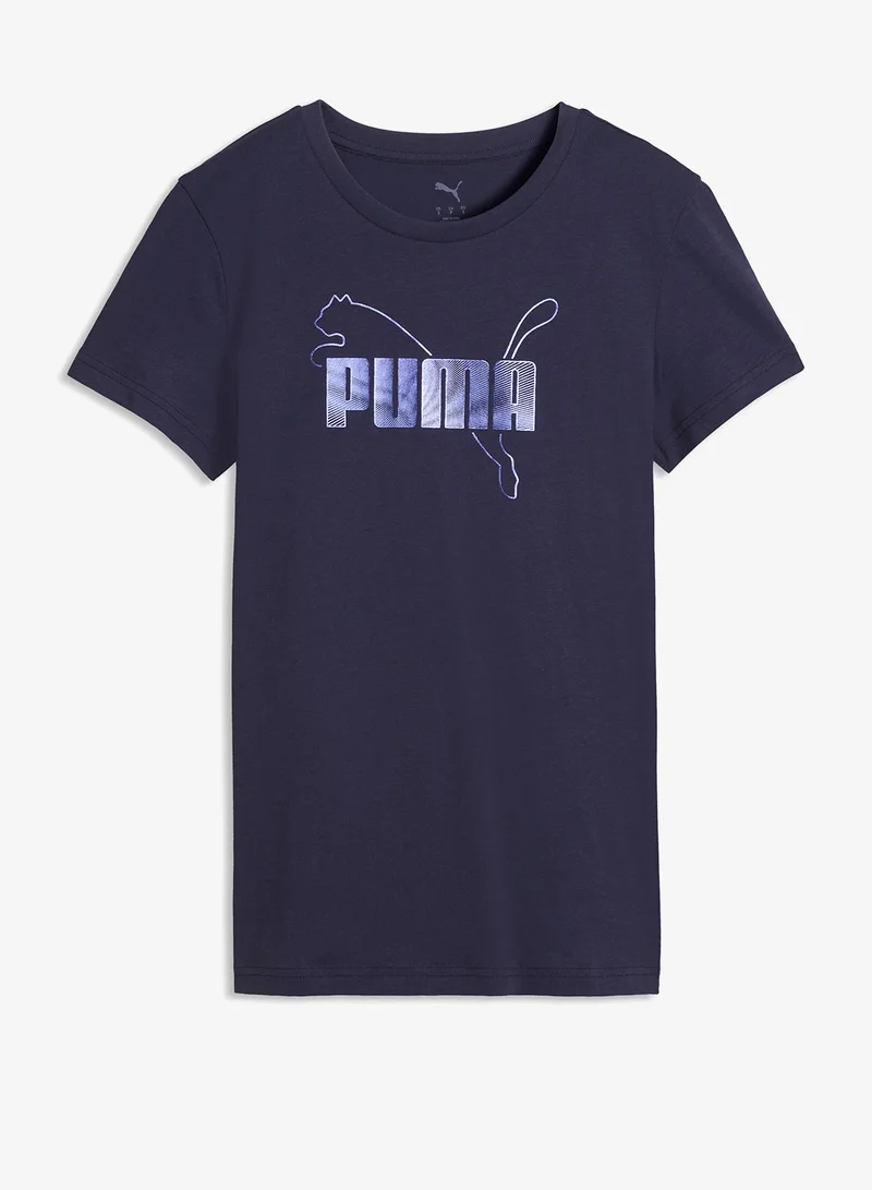PUMA Essential Logo Lab Metallic T-Shirt