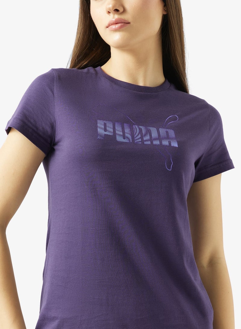 PUMA Essential Logo Lab Metallic T-Shirt - Image 3