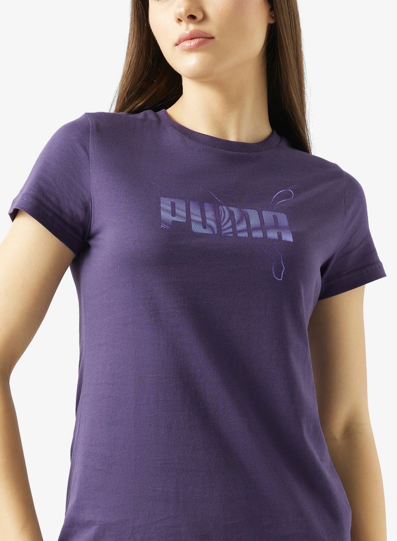 بوما تيشيرت بشعار معدني أساسي - Image 3