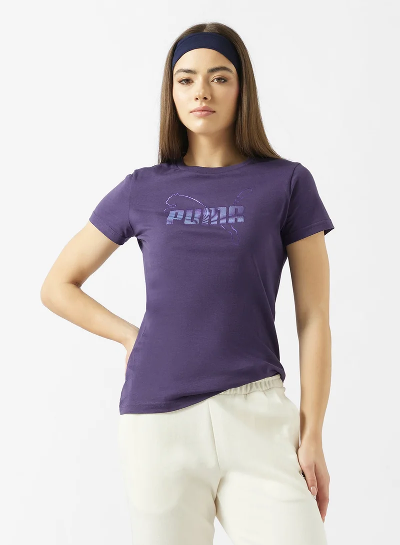 PUMA Essential Logo Lab Metallic T-Shirt