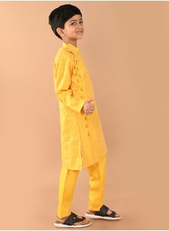 LILPICKS Embossed Kurta Pajama Set 