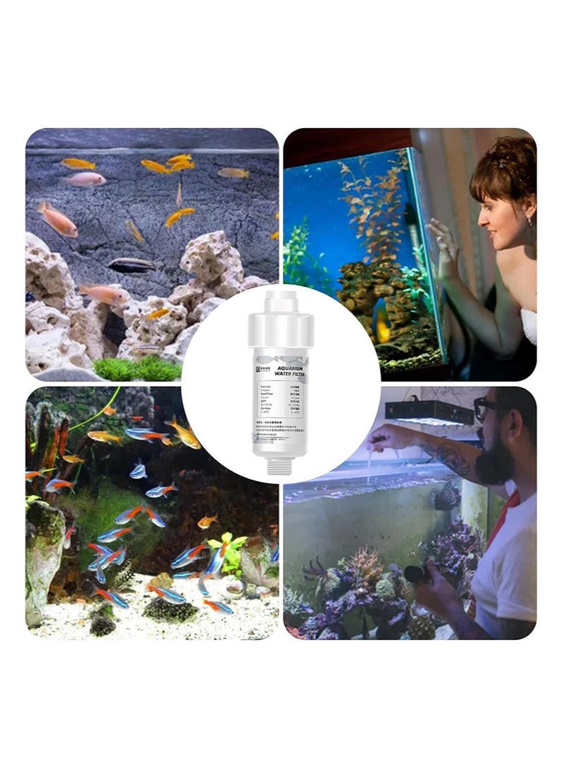 Aikanbo Aquarium Filter，Compact Tank Filter，High Efficiency Energy Saving Filter Includes 2 Replacement Cartridges and 5 Meter Hose Suitable for Betta Fish Tanks and Shrimp Tanks - Image 3