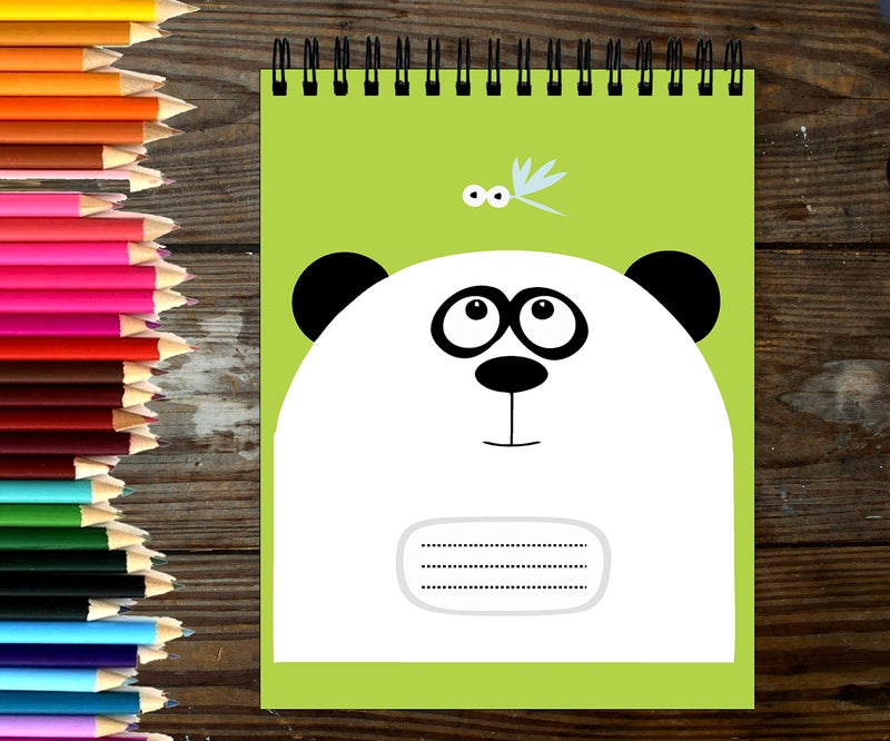 Anuman007 Sketch Book with Panda Sketch Book for Artists a4 Thick Sheets A4 Size,100 Sheets/200 Pages - Image 2