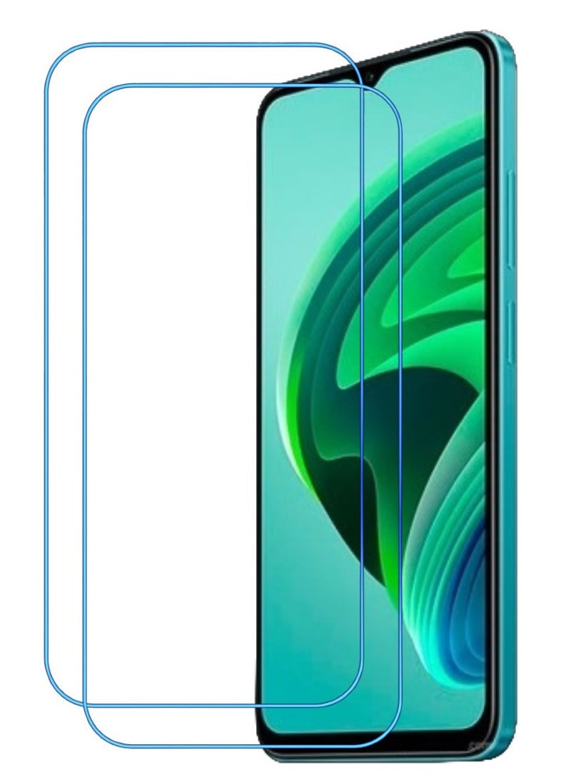 ACLIX 2 Pieces Antistatic ESD Dustproof Premium Quality High Definition Clear Tempered Glass Screen Protector Designed For Xiaomi Redmi Note 11E - Image 1