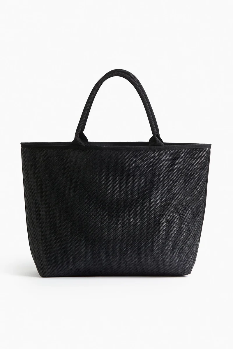 H&M Woven beach bag