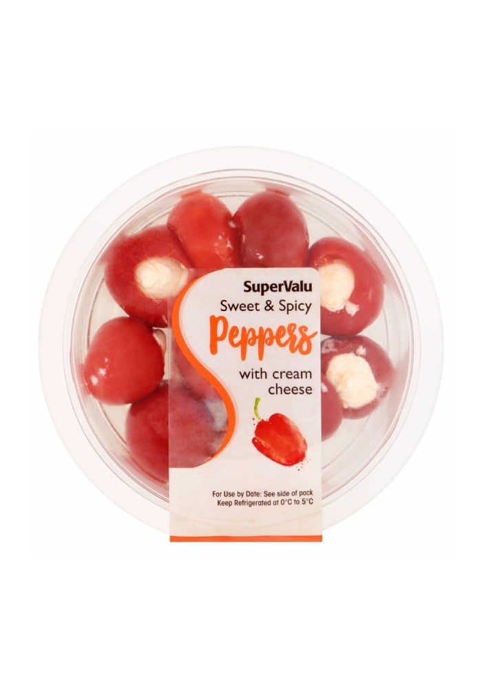 Supervalu Sweet & Spicy Peppers with Cream Cheese - 100 g - Image 1