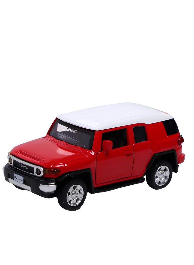 كار نموذج مجسم معدني لسيارة تعمل بالسحب للخلف مع ابواب قابلة للفتح - Image 1