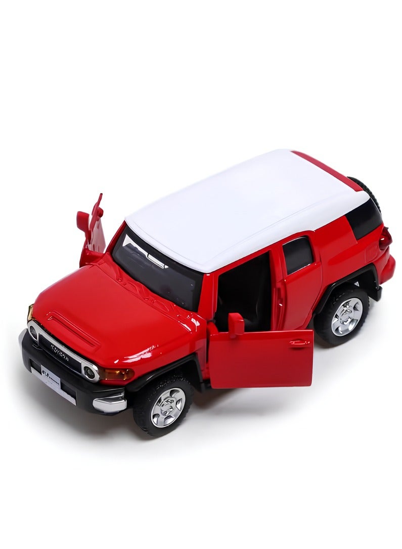 كار نموذج مجسم معدني لسيارة تعمل بالسحب للخلف مع ابواب قابلة للفتح - Image 2