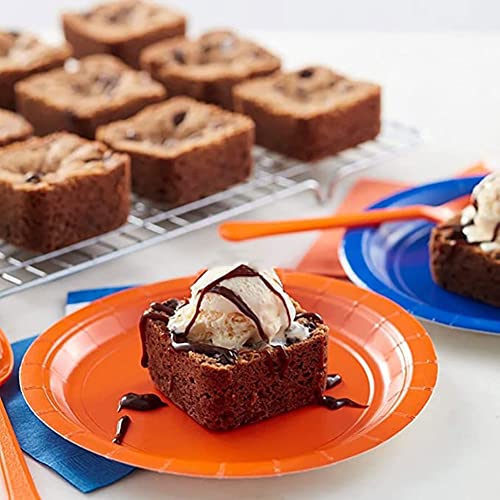Ocmoiy 3Pcs Silicone Brownie Pan 2" x 2" x 1" Square Chocolate Baking Molds for Brownie Bites, Muffins, Fudges, Truffles, Keto Fat Bombs - Image 5