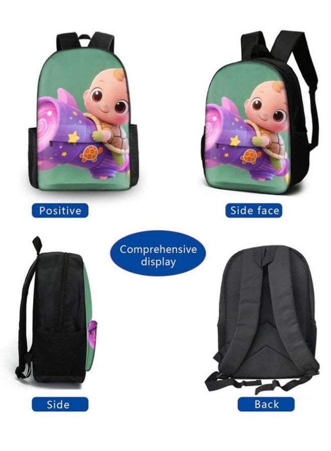 Bright Li Fire The hit is coming! Fun cartoon bag three-piece set, the fashion new favorite of students and teenagers (available for students, children, friends on outings, mountain climbing, schooling, etc.) - 39 - Image 3
