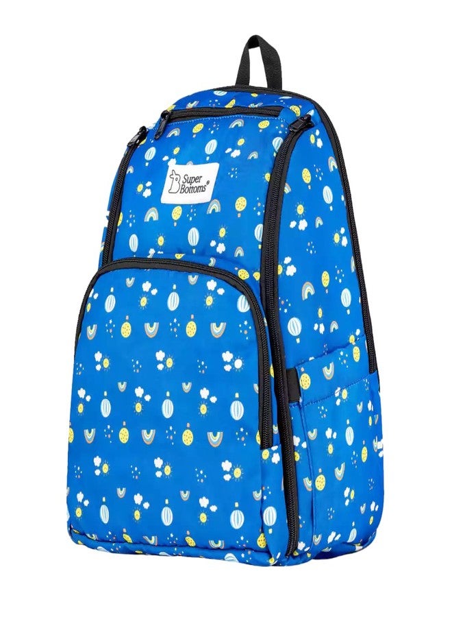 سوبربوتمز حقيبة حفاضات متعددة الاستخدامات من سوبربوتومز (يوم الأحلام)، حقائب حفاضات للأمهات، حقيبة أطفال واسعة، عازلة لزجاجات الرضاعة، شبه مقاومة للماء، حقيبة سهلة التخزين والسفر، حقيبة ظهر للأمومة - Image 1