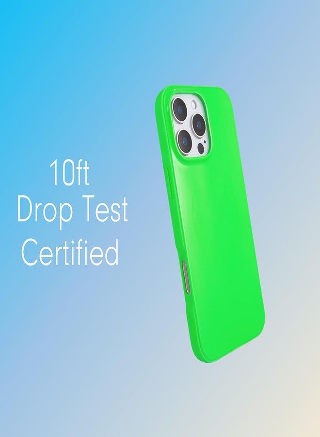 Sonix Case for iPhone 16 Pro | Compatible with MagSafe | 10ft Drop Tested | Gloss Neon Green - Image 2