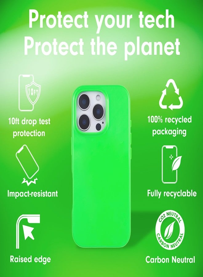 Sonix Case for iPhone 16 Pro | Compatible with MagSafe | 10ft Drop Tested | Gloss Neon Green - Image 4