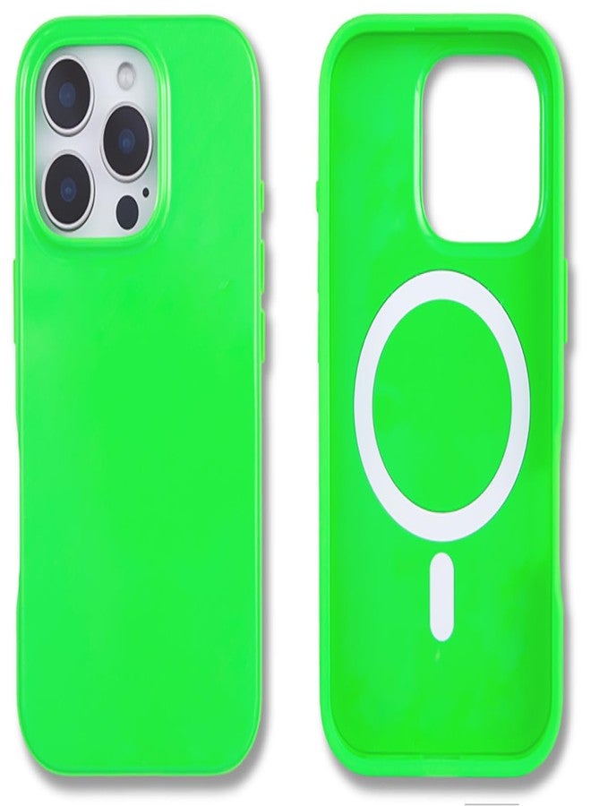 Sonix Case for iPhone 16 Pro | Compatible with MagSafe | 10ft Drop Tested | Gloss Neon Green - Image 1