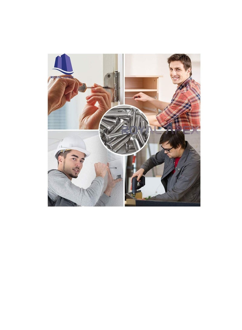 Machine Screw CSK Philip & Countersunk Head for DIY Electrical & Kitchen Furniture Pull Cabinet Door Handles Pack of 25 (M4 X 100 MM) - Image 2