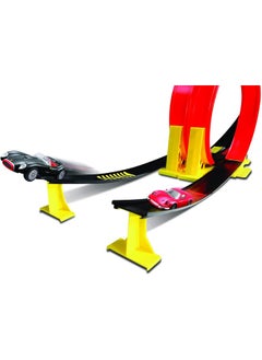 Bburago Bburago Multi-Color Ferrari Dual Loop Playset  - Image 3