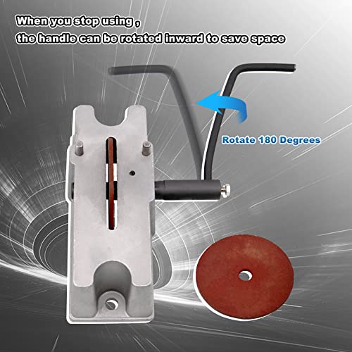 RULLINE Manual Piston Ring Filer & Grinder Tool Set - 120 Grit Carbide Grinding Wheel Included, Piston Ring Filing and Clearance Adjustment Tool Kit，Direct Replacement for 66785 66786 Models - Image 4