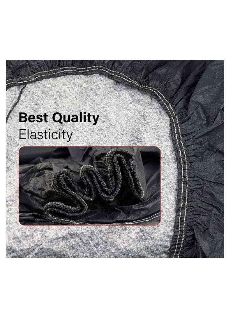 California formula-T Car cover Windproof & Scratch Resistant Car body Cover with Working Gloves Waterproof and Dustproof Covers Indoor & Outdoor  Kia Picanto  - Image 3