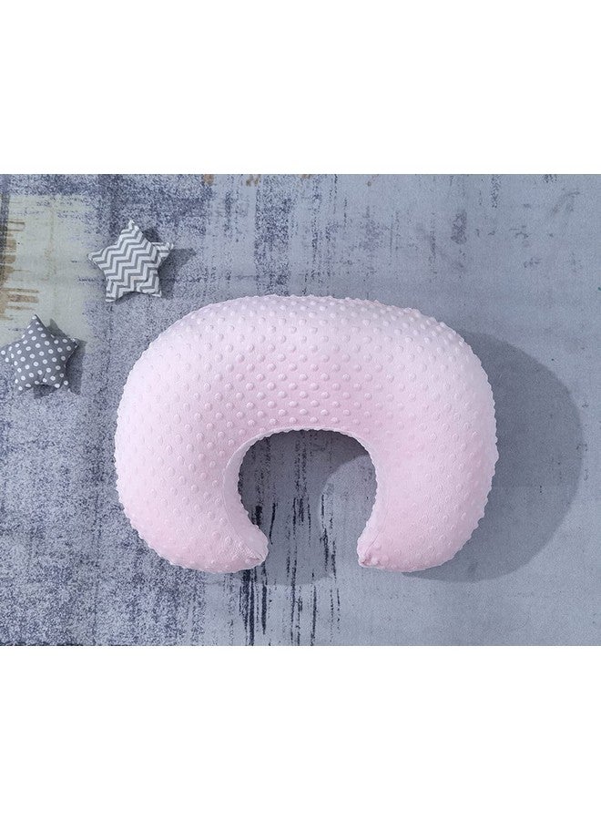 DONOMILO Dots Nursing Pillow Cover, Case Plush Breathable Breastfeeding Pillow Slipcover Fits Nursing Pillow, Super Soft Snug Positioners for Baby Boy Baby Girl (Light Pink) - Image 5
