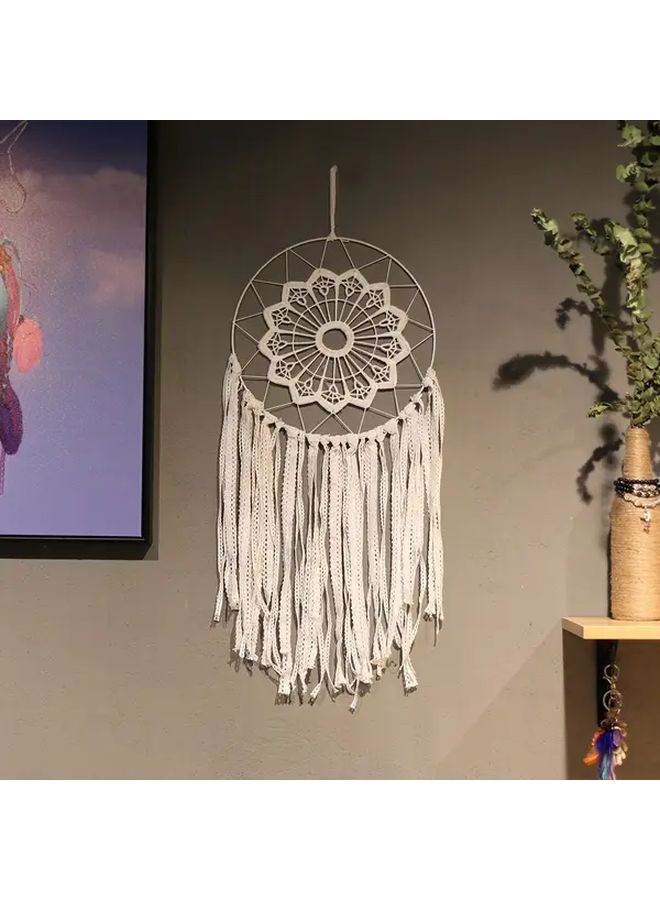 Bohemian Handmade Macrame Wall Hanging Tapestry 1pc Art Deco Style Woven Wall Art for Bedroom Living Room Home Decor - Image 1