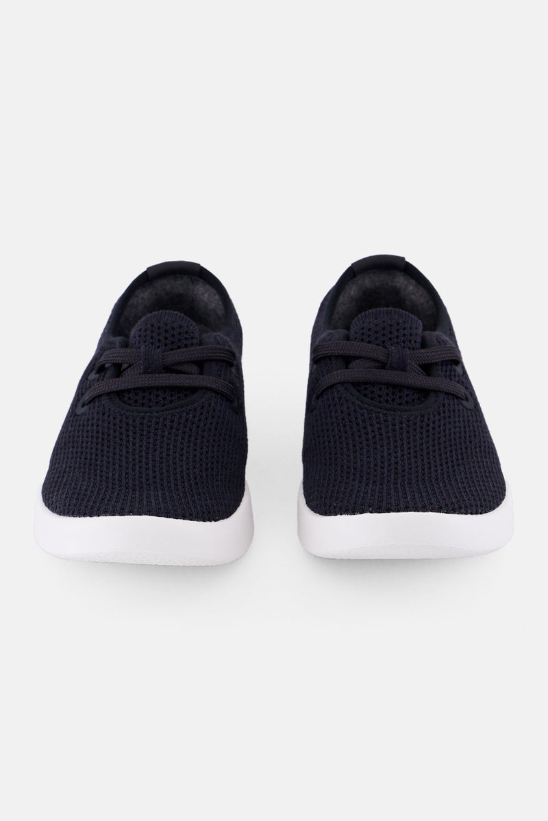 Allbirds Women Wide Lace Up Casual Shoes, Navy - Image 4