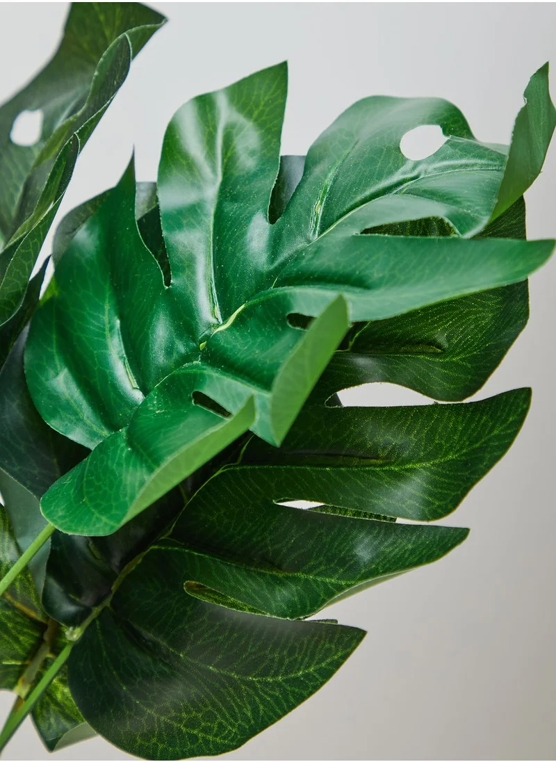 Noire Edit Artificial Plant In Gold & White Pot