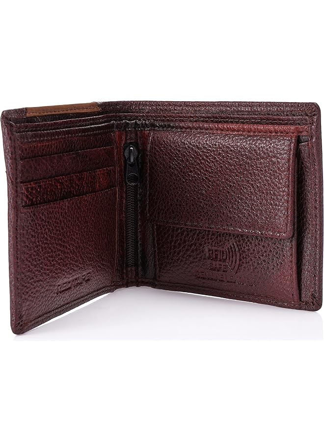 Red Tape Bifold Leather Wallets For Men'S - Image 5