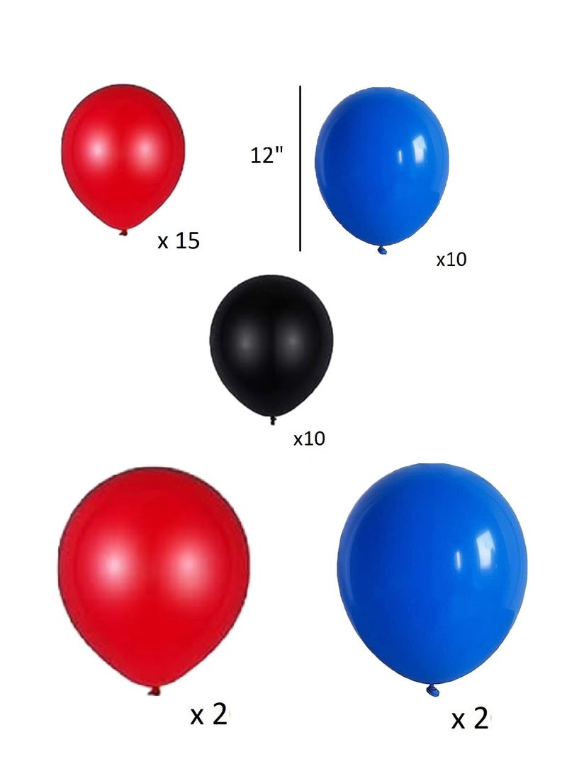مجموعة لافتة وبالونات عيد ميلاد سعيد بموضوع سبايدرمان - Image 2