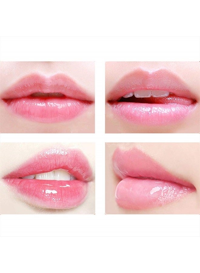 Adofect 30 Pieces Peach Moisturizing Collagen Lip Masks Crystal Lip Care Gel Pads Patches, Mouth & Lips Age Defying Masques - Great for Anti-Chapped, Anti-Wrinkle, Plump Your Lips, Rose Red - Image 5