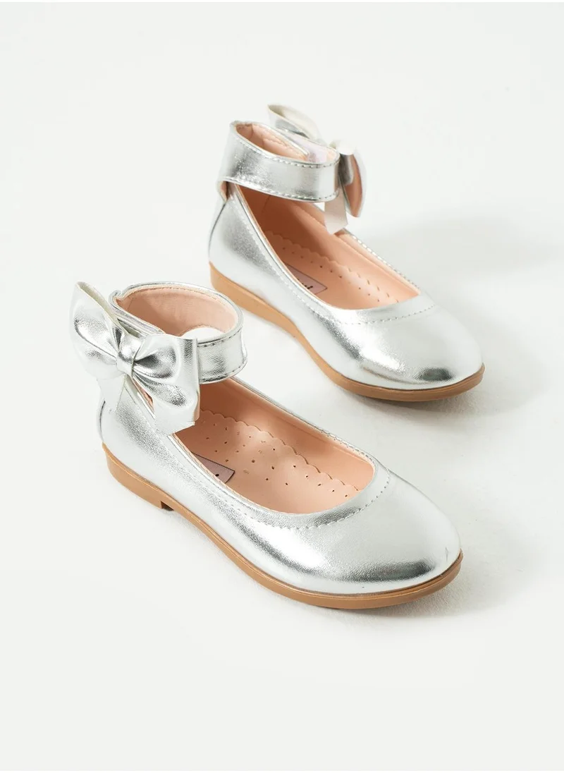 VIA BAMBINO Girl Shoes B-550 Silver