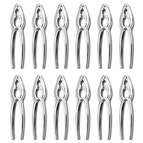 ZAUGONTW 12 Pcs Crab Crackers and Tools, Crab Crackers Sets, Lobster Crackers, Heavy Duty Seafood Cracker Tools, Nut Cracker Set - Image 5