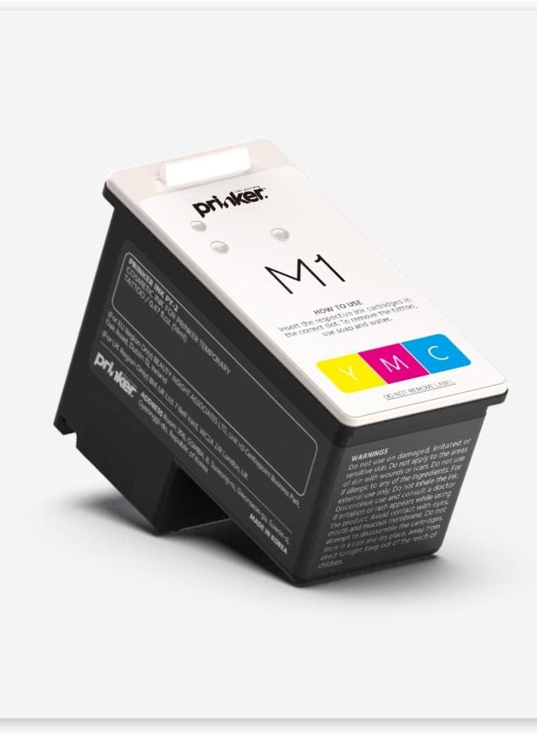 Prinker Prinker M Temporary Tattoo Printer with Color Cosmetic Ink, Skin-Safe and Water-Resistant Tattoos  - Image 4