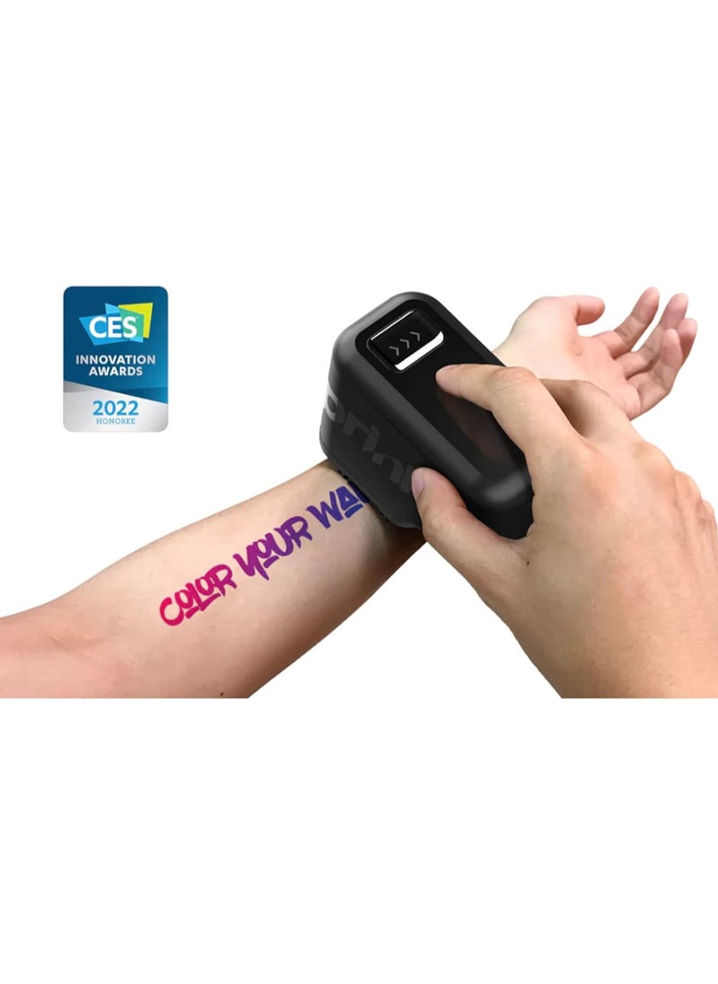 Prinker Prinker M Temporary Tattoo Printer with Color Cosmetic Ink, Skin-Safe and Water-Resistant Tattoos  - Image 5