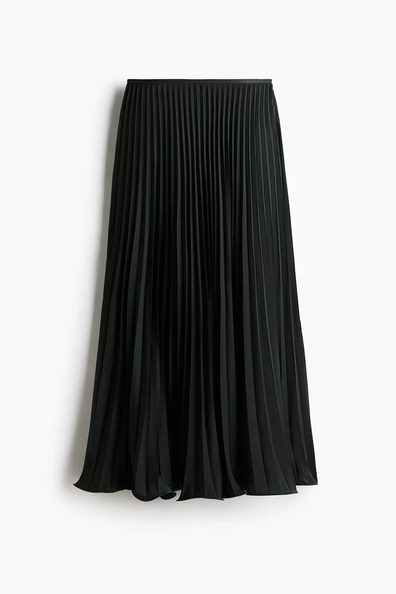 اتش اند ام تنورة ماكسي مزينة بكسرات