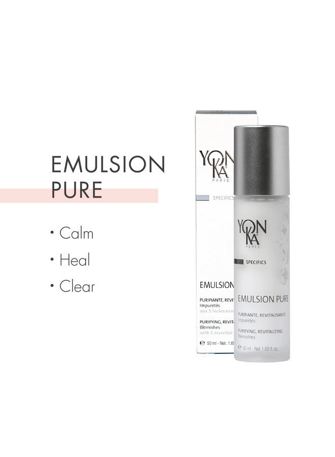 Yonka Specifics Emulsion Pure Purifiante & Regenerante Purifying And Regenerating Emulsion (1.7 Ounce / 50 Milliliter) Face Treatment For Acneprone Skin Types - Image 2