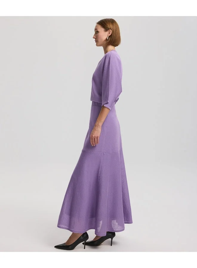 Ipekyol  Flared Fit Long Knit Skirt for Women | Best Price UAE