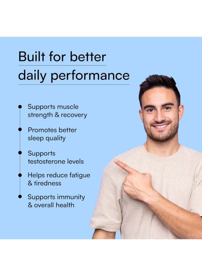 hk vitals ZMA (60 Tablets) | Zinc + Magnesium Aspartate with Vitamin B6 | Muscle Function & Reduces Fatigue - Image 3