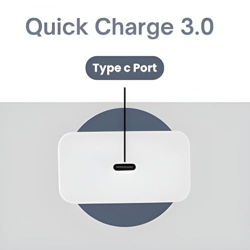 DiHines 30W Type-C Fast Charging Google Adapter | Compatible with Google Pixel 10, 10 Pro, 9A, 9 Pro, 8, 8a, 8 Pro, 7 Pro, 7a, 3a Pro, Tablets & Chromebooks | 30W USB-C Rapid Charging (White) - Image 5