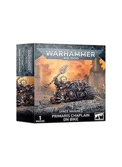 Games Workshop Warhammer 40 000 Space Marines Primaris Chaplain On Bike  - Image 1
