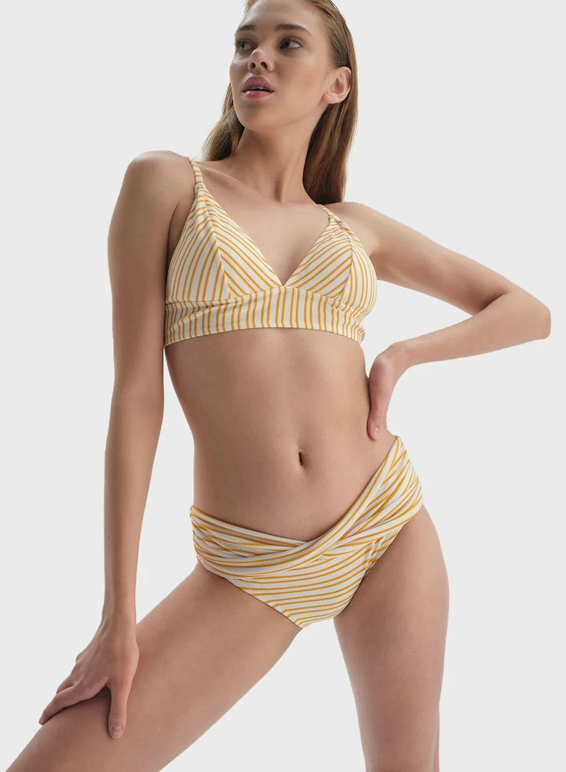 dagi Striped Bikini Bottom