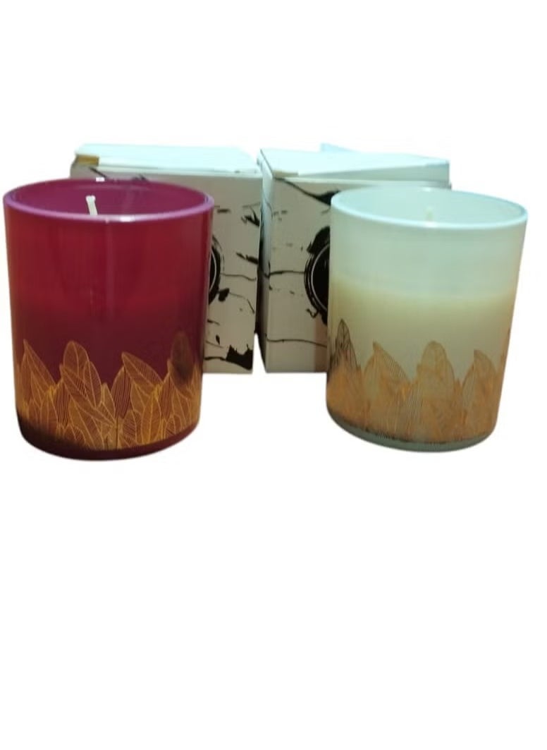 ماركة غير محددة شمع رخامي فواح معطر رومانتيك، متعدد الروائح والألوان (قطعة واحدة)  - Image 2