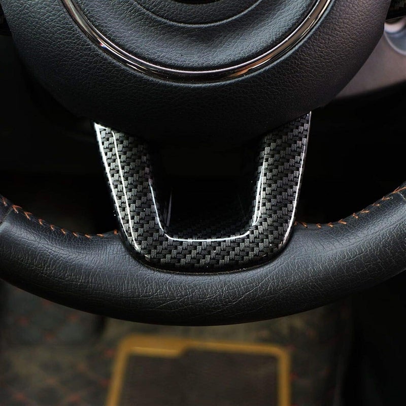 Wivplex Carbon Fiber Steering Wheel Cover Trim for Jeep - Image 3